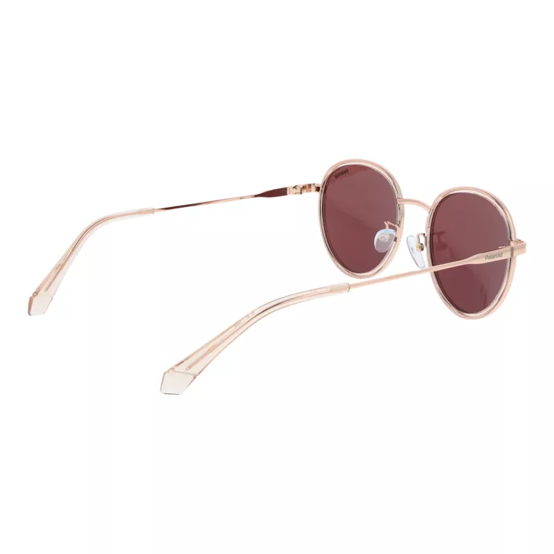 Polaroid PLD4173GSX51D Unisex Okulary Przeciwsłoneczne Prostokątne - Czarna Oprawka Szare Soczewki Polaryzacyjne 51mm