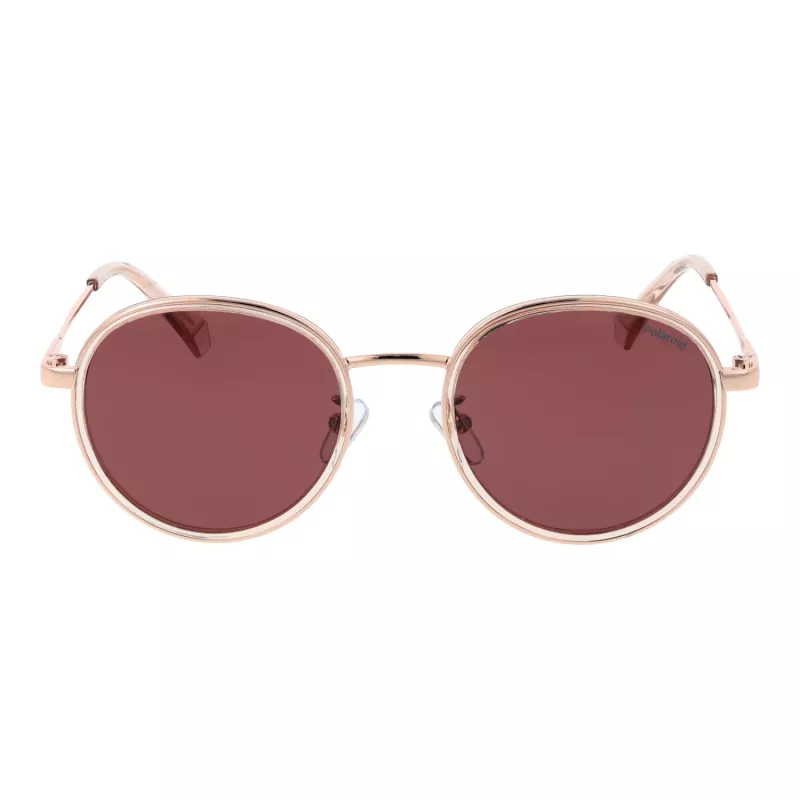 Polaroid PLD4173GSX51D Unisex Okulary Przeciwsłoneczne Prostokątne - Czarna Oprawka Szare Soczewki Polaryzacyjne 51mm