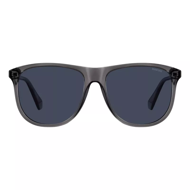 Polaroid PLD4178SKB7 Męskie kwadratowe okulary przeciwsłoneczne z polaryzacją Havana Brown
