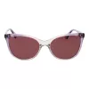 Polaroid PLD4179S55B3V Damskie okulary przeciwsłoneczne prostokątne - oprawa acetatowa Havana, brązowe soczewki polaryzacyjne