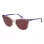 Polaroid PLD4179S55B3V Damskie okulary przeciwsłoneczne prostokątne - oprawa acetatowa Havana, brązowe soczewki polaryzacyjne