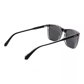 Okulary przeciwsłoneczne Polaroid PLD4180S587C5 Havana Brown męskie kwadratowe z brązowymi soczewkami polaryzacyjnymi