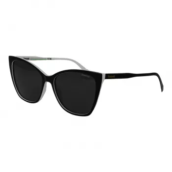 Polaroid PLD4181S5680S Damskie okulary przeciwsłoneczne w kształcie kwadratu - oprawka Havana, brązowe soczewki polaryzacyjne, UV400
