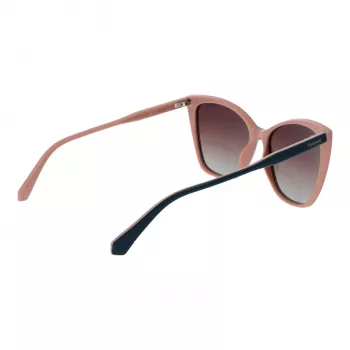 POLAROID PLD4181S56DB1 Damskie okulary przeciwsłoneczne prostokątne Havana brązowe polaryzacyjne UV400