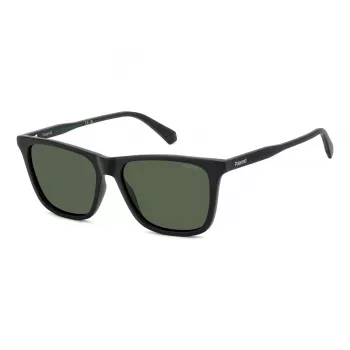 POLAROID PLD4190S003 Męskie okulary przeciwsłoneczne z polaryzacją - czarna oprawka, szare szkła 56mm