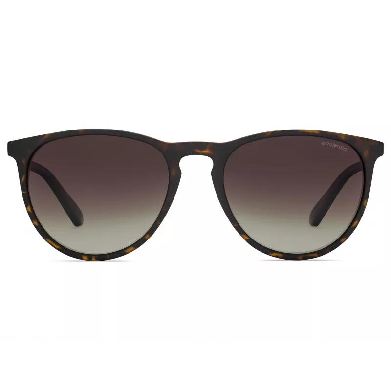 POLAROID PLD6003NSV08L Unisex Okulary Przeciwsłoneczne Polaryzacyjne - Czarna Oprawka Szare Szkła 54mm