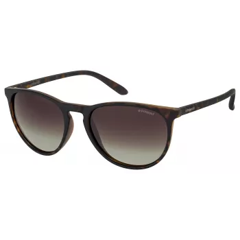 POLAROID PLD6003NSV08L Unisex Okulary Przeciwsłoneczne Polaryzacyjne - Czarna Oprawka Szare Szkła 54mm