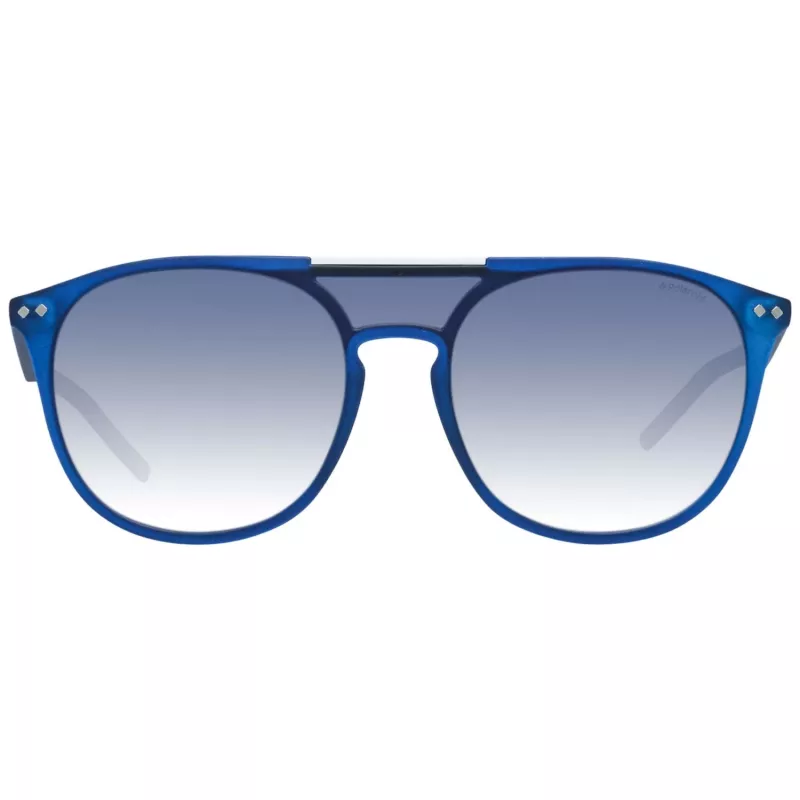 Polaroid PLD6023STJCZ7 Unisex Square Sunglasses - Havana Frame, Green Polarized Lens