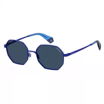 POLAROID PLD6067S-PJP Okulary przeciwsłoneczne unisex - Oprawka Havana, brązowe soczewki polaryzacyjne