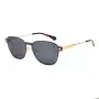 POLAROID PLD6119GCSJ5G Unisex Okulary Przeciwsłoneczne Prostokątne - Oprawka Havana, Szare Soczewki Polaryzacyjne, 53mm