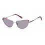 Okulary przeciwsłoneczne Polaroid PLD6129SYY5 damskie aviator Havana brązowe polaryzacyjne
