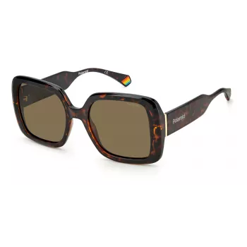 POLAROID PLD6168S086F4 Okulary przeciwsłoneczne damskie Havana 54mm