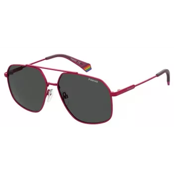 Okulary przeciwsłoneczne unisex Polaroid PLD6173SQHO - Kwadratowe, polaryzowane, poliwęglan - 58/14/140 mm