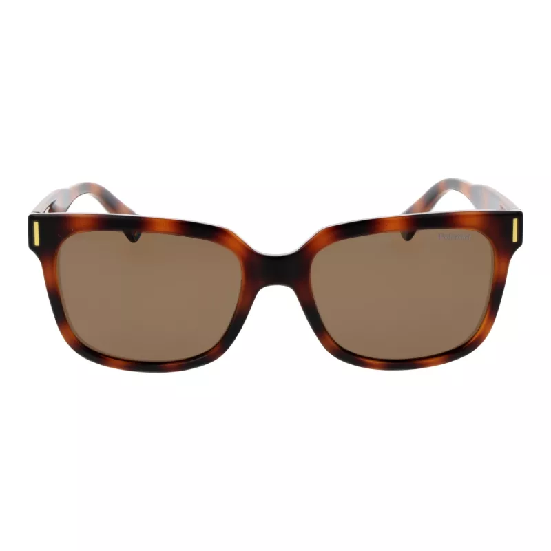 POLAROID PLD6191S54086 Uniseks Polaryzacyjne Okulary Przeciwsłoneczne Havana 54mm