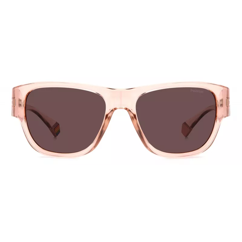 Okulary przeciwsłoneczne Polaroid PLD6197S Unisex Oprawka Havana Zielone Soczewki Polaryzacyjne 55mm