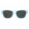 POLAROID PLD6197SMVU Unisex Okulary Przeciwsłoneczne Prostokątne Polaryzacyjne UV400 55mm
