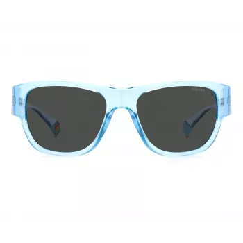 POLAROID PLD6197SMVU Unisex Okulary Przeciwsłoneczne Prostokątne Polaryzacyjne UV400 55mm