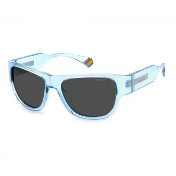 POLAROID PLD6197SMVU Unisex Okulary Przeciwsłoneczne Prostokątne Polaryzacyjne UV400 55mm