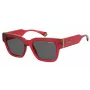 Okulary przeciwsłoneczne unisex Polaroid PLD6198SXMCC9 - oprawka Havana, zielone soczewki polaryzacyjne, 52 mm