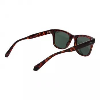 Polaroid PLD6206S51086 Okulary przeciwsłoneczne Unisex Kształt kwadratowy Havana 51mm