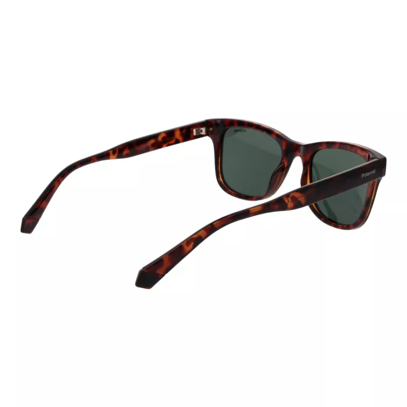 Polaroid PLD6206S51086 Okulary przeciwsłoneczne Unisex Kształt kwadratowy Havana 51mm