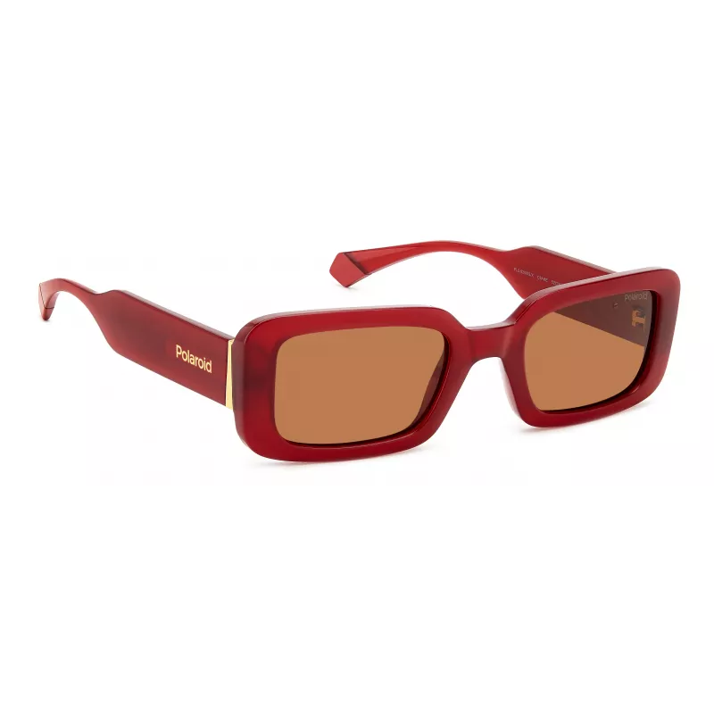 POLAROID PLD6208SXC9AF Damskie okulary przeciwsłoneczne z polaryzacją - czarna oprawka, szare szkła 52mm