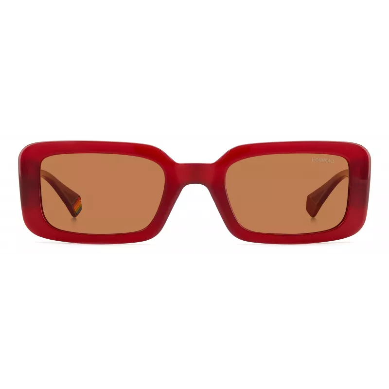 POLAROID PLD6208SXC9AF Damskie okulary przeciwsłoneczne z polaryzacją - czarna oprawka, szare szkła 52mm