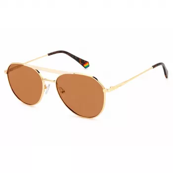 Okulary przeciwsłoneczne unisex Polaroid PLD6211/S oprawka Havana zielone soczewki polaryzacyjne 57mm