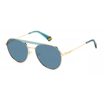 Polaroid PLD6211SXPEF Okulary przeciwsłoneczne unisex - Oprawka Brown Havana, brązowe soczewki polaryzacyjne, 57 mm