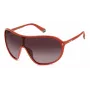 POLAROID PLD6216SL7Q Okulary przeciwsłoneczne unisex - czarna oprawka, szare soczewki polaryzacyjne, styl tarczy