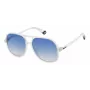 POLAROID PLD6217S2M4 Unisex Okulary Przeciwsłoneczne Prostokątne - Czarna Oprawka Szare Szkła 57mm