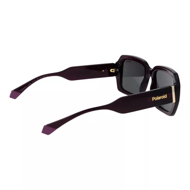 POLAROID PLD6223SX54B3 Unisex Okulary przeciwsłoneczne prostokątne - Havana Brown - 54/19/140 mm