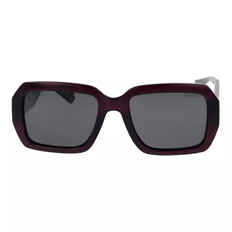 POLAROID PLD6223SX54B3 Unisex Okulary przeciwsłoneczne prostokątne - Havana Brown - 54/19/140 mm
