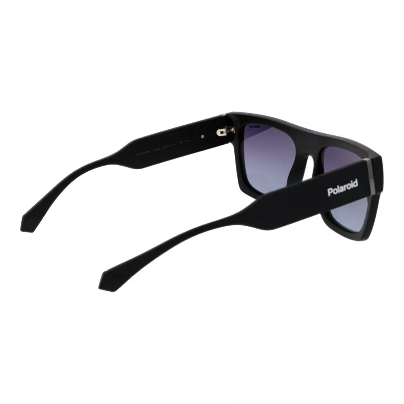 POLAROID PLD6224SX5400 Okulary przeciwsłoneczne unisex Havana kwadratowa oprawka szare soczewki polaryzacyjne 54/20/140 mm