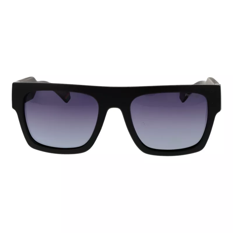 POLAROID PLD6224SX5400 Okulary przeciwsłoneczne unisex Havana kwadratowa oprawka szare soczewki polaryzacyjne 54/20/140 mm