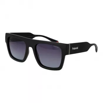 POLAROID PLD6224SX5400 Okulary przeciwsłoneczne unisex Havana kwadratowa oprawka szare soczewki polaryzacyjne 54/20/140 mm