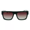 Polaroid PLD6224SX541E Unisex Okulary Przeciwsłoneczne Prostokątne - Szare Szkła, Czarno-Szara Oprawka