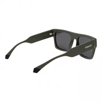 POLAROID PLD6224SX543Y Unisex Okulary Przeciwsłoneczne Prostokątne Havana Zielony 54mm