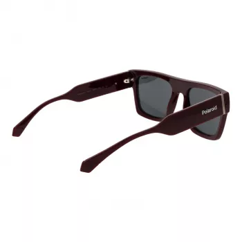 Polaroid PLD6224SX54LH Okulary przeciwsłoneczne unisex - czarna oprawka, szare soczewki 54mm