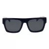 Polaroid PLD6224SX54PJ Okulary przeciwsłoneczne unisex - czarna oprawka, szare soczewki polaryzacyjne 54mm