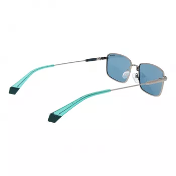 Okulary przeciwsłoneczne Polaroid PLD6227SX566L Unisex Havana Kwadratowa Oprawka Zielone Soczewki Polaryzacyjne 56mm