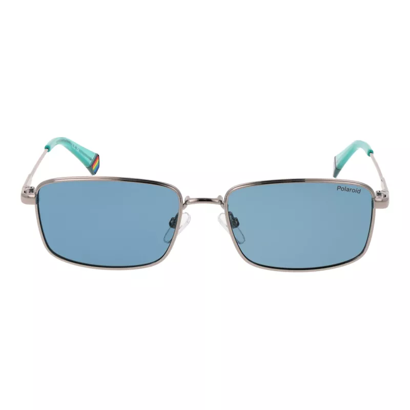 Okulary przeciwsłoneczne Polaroid PLD6227SX566L Unisex Havana Kwadratowa Oprawka Zielone Soczewki Polaryzacyjne 56mm