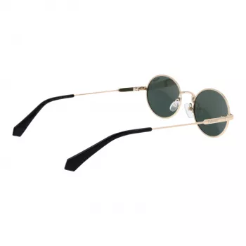 POLAROID PLD6228SX532M Unisex Okulary przeciwsłoneczne prostokątne - Oprawka Havana Brąz, Brązowe soczewki polaryzacyjne, 53mm