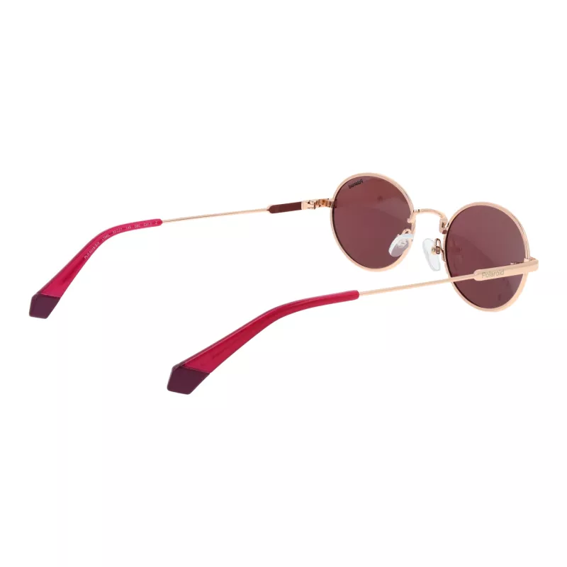 Polaroid PLD6228SX53LT Unisex Okulary przeciwsłoneczne prostokątne - Oprawka Havana, brązowe soczewki polaryzacyjne - 53mm