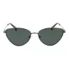 Polaroid PLD6234SX57AS Damskie Okulary Przeciwsłoneczne Polaryzacyjne - Czarna Oprawka Szare Szkła 57mm