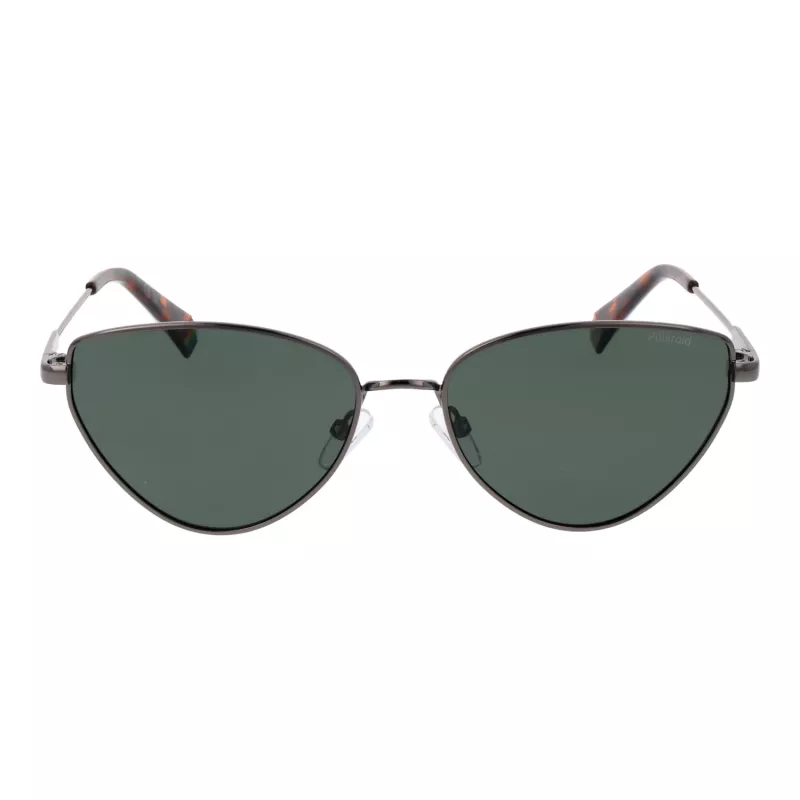 Polaroid PLD6234SX57AS Damskie Okulary Przeciwsłoneczne Polaryzacyjne - Czarna Oprawka Szare Szkła 57mm