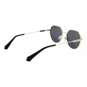 Polaroid PLD6236SX54RH Unisex Okulary Przeciwsłoneczne Prostokątne - Oprawka Havana Brązowe Szkła 54mm