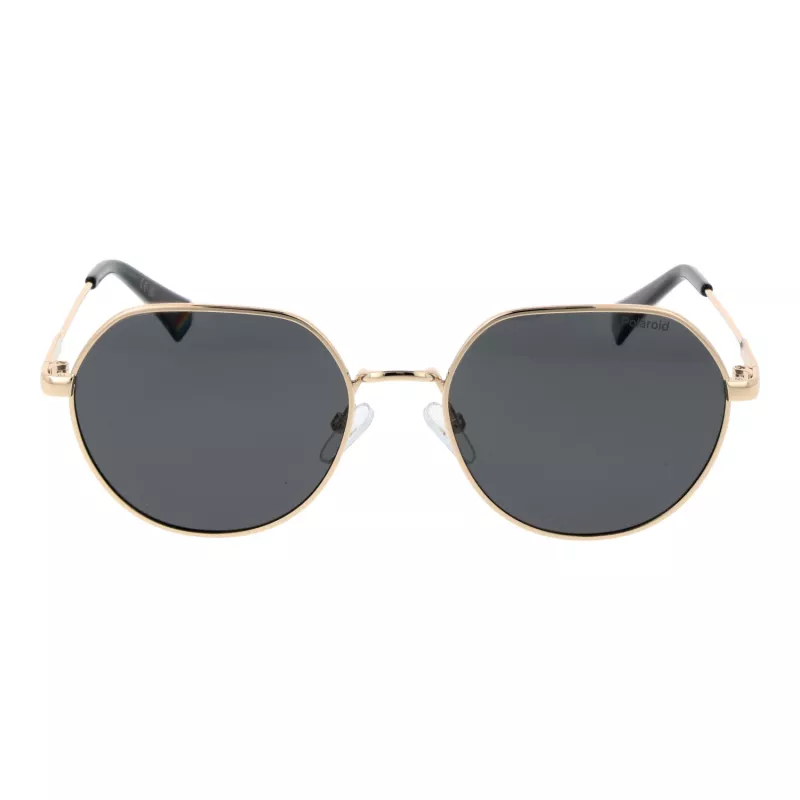 Polaroid PLD6236SX54RH Unisex Okulary Przeciwsłoneczne Prostokątne - Oprawka Havana Brązowe Szkła 54mm