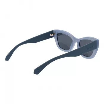 Okulary przeciwsłoneczne Polaroid PLD6237SX52MV dla kobiet - czarna oprawka, szare soczewki polaryzacyjne, 52 mm