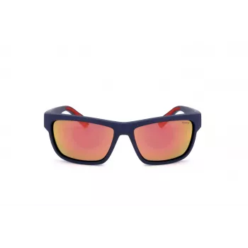 Okulary przeciwsłoneczne Polaroid PLD7031S8RU dla mężczyzn, polaryzacyjne - czarna oprawka, szare szkła 59mm